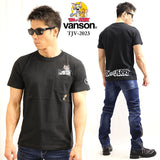 空紡天竺半袖Tシャツ VANSON×TOM&JERRY tjv-2023