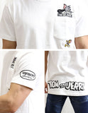 空紡天竺半袖Tシャツ VANSON×TOM&JERRY tjv-2023