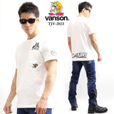 空紡天竺半袖Tシャツ VANSON×TOM&JERRY tjv-2023