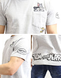 空紡天竺半袖Tシャツ VANSON×TOM&JERRY tjv-2023