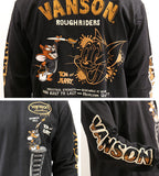 天竺長袖Tシャツ VANSON×TOM&JERRY  tjv-2129