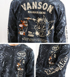 天竺長袖Tシャツ VANSON×TOM&JERRY  tjv-2129