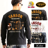 天竺長袖Tシャツ VANSON×TOM&JERRY  tjv-2129