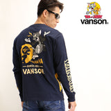 天竺長袖Tシャツ VANSON×TOM&JERRY tjv-2130