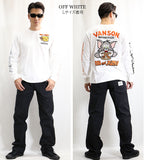 天竺長袖Tシャツ VANSON×TOM&JERRY tjv-2203