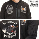 サマーメッシュジャケット VANSON×TOM&JERRY バンソン トム＆ジェリー tjv-2209