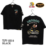 天竺半袖Tシャツ VANSON×TOM&JERRY バンソン トム＆ジェリー tjv-2214