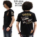 天竺半袖Tシャツ VANSON×TOM&JERRY バンソン トム＆ジェリー tjv-2216