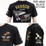 天竺半袖Tシャツ VANSON×TOM&JERRY バンソン トム＆ジェリー tjv-2216