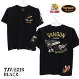 天竺半袖Tシャツ VANSON×TOM&JERRY バンソン トム＆ジェリー tjv-2216