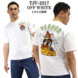 天竺半袖Tシャツ VANSON×TOM&JERRY バンソン トム＆ジェリー tjv-2217