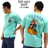 天竺半袖Tシャツ VANSON×TOM&JERRY バンソン トム＆ジェリー tjv-2217