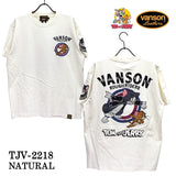 天竺半袖Tシャツ VANSON×TOM&JERRY バンソン トム＆ジェリー tjv-2218