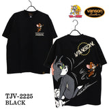 ベア天竺半袖Tシャツ VANSON×TOM&JERRY バンソン トム＆ジェリー tjv-2225