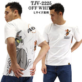 ベア天竺半袖Tシャツ VANSON×TOM&JERRY バンソン トム＆ジェリー tjv-2225