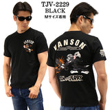 天竺半袖Tシャツ VANSON×TOM&JERRY バンソン トム＆ジェリー tjv-2229