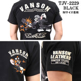 天竺半袖Tシャツ VANSON×TOM&JERRY バンソン トム＆ジェリー tjv-2229