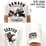 天竺半袖Tシャツ VANSON×TOM&JERRY バンソン トム＆ジェリー tjv-2229