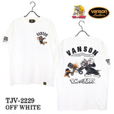 天竺半袖Tシャツ VANSON×TOM&JERRY バンソン トム＆ジェリー tjv-2229