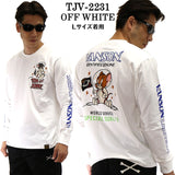 天竺長袖Tシャツ VANSON×TOM&JERRY トムジェリ ロンTEE tjv-2231