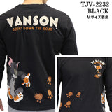 VANSON×TOM&JERRY バンソン トムジェリ コラボ 天竺長袖Tシャツ ロンTEE tjv-2232