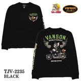 天竺長袖Tシャツ VANSON×TOM&JERRY トムジェリ ロンTEE tjv-2235