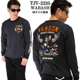 天竺長袖Tシャツ VANSON×TOM&JERRY トムジェリ ロンTEE tjv-2235