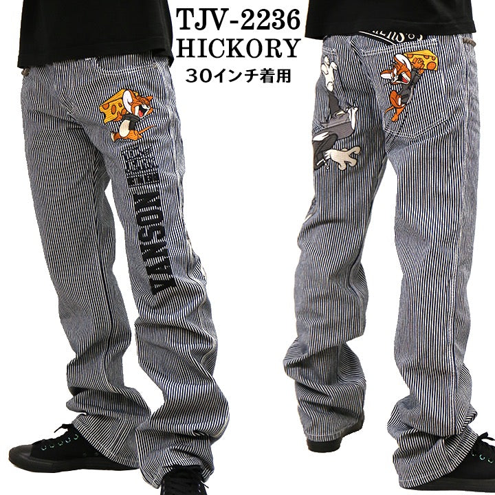 デニムパンツ VANSON×TOM&JERRY バンソン コラボ トム＆ジェリー 
