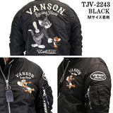 MA-1 VANSON×TOM&JERRY トムアンドジェリー フライトジャケット tjv-2243