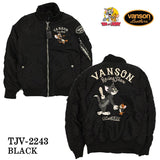 MA-1 VANSON×TOM&JERRY トムアンドジェリー フライトジャケット tjv-2243