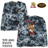 VANSON×TOM&JERRY バンソン トムジェリ コラボ 天竺 長袖Tシャツ ロンTEE tjv-2301