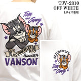 VANSON×TOM&JERRY バンソン トム＆ジェリー 天竺半袖Tシャツ tjv-2310