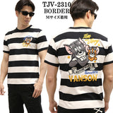 VANSON×TOM&JERRY バンソン トム＆ジェリー 天竺半袖Tシャツ tjv-2310