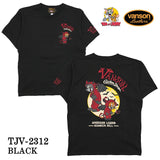 VANSON×TOM&JERRY バンソン トム＆ジェリー 天竺 半袖Tシャツ tjv-2312