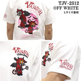 VANSON×TOM&JERRY バンソン トム＆ジェリー 天竺 半袖Tシャツ tjv-2312