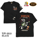 VANSON×TOM&JERRY バンソン トム＆ジェリー 天竺半袖Tシャツ tjv-2313