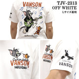 VANSON×TOM&JERRY バンソン トム＆ジェリー 天竺半袖Tシャツ tjv-2313