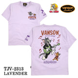 VANSON×TOM&JERRY バンソン トム＆ジェリー 天竺半袖Tシャツ tjv-2313