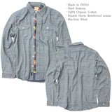 FAHERTY BRAND ファリティブランド 長袖シャツ オーガニックコットン セラーペストライプ wm1414