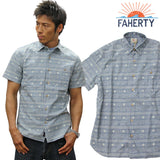 FAHERTY BRAND ファリティブランド SS PURA VIDA HERITAGE SHIRT 総柄半袖シャツ wm3569