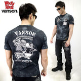 天竺ポケ付き半袖Tシャツ VANSON×WACKY RACES wrv-2007