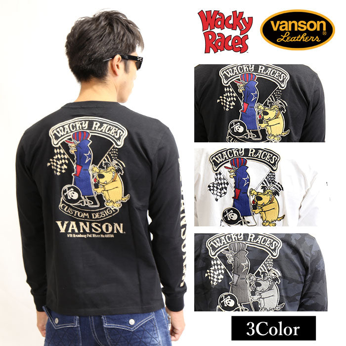 【フォロー割対象‼️】【超希少】VANSON WACKY RACES ロンT 刺繍 フォロー割対象‼️】【超希少】VANSON WACKY RACES ロンT 刺繍