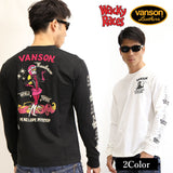 長袖Tシャツ VANSON×WACKY RACES バンソン ミルクちゃん wrv-2016