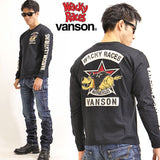 長袖Tシャツ VANSON×WACKY RACES wrv-2017