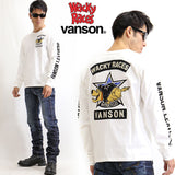 長袖Tシャツ VANSON×WACKY RACES wrv-2017